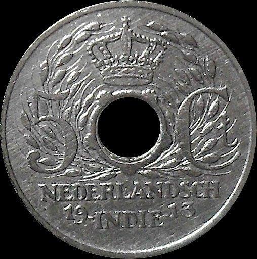 5 центов 1913 Нидерландская Индия.