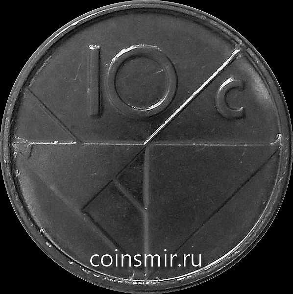 10 центов 2009 Аруба. (в наличии 2012 год)