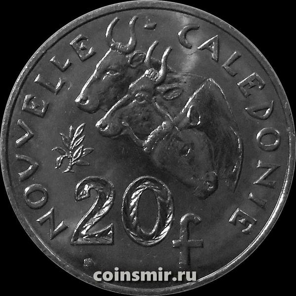 20 франков 2013 Новая Каледония.