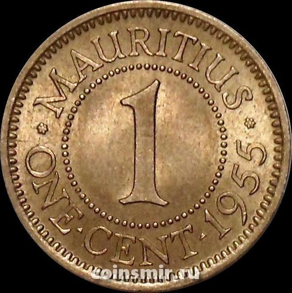1 цент 1955 Маврикий.