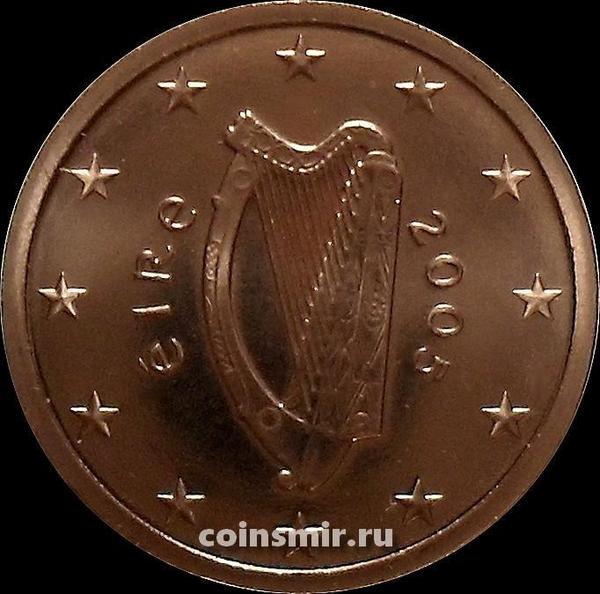 2 евроцента 2005 Ирландия. Кельтская арфа.