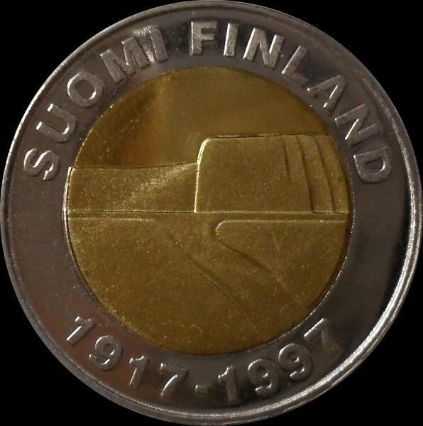 25 марок 1997 Финляндия. 80 лет независимости.