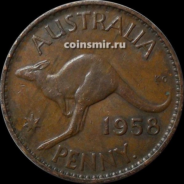 1 пенни 1958 Австралия.