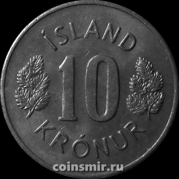 10 крон 1978 Исландия.
