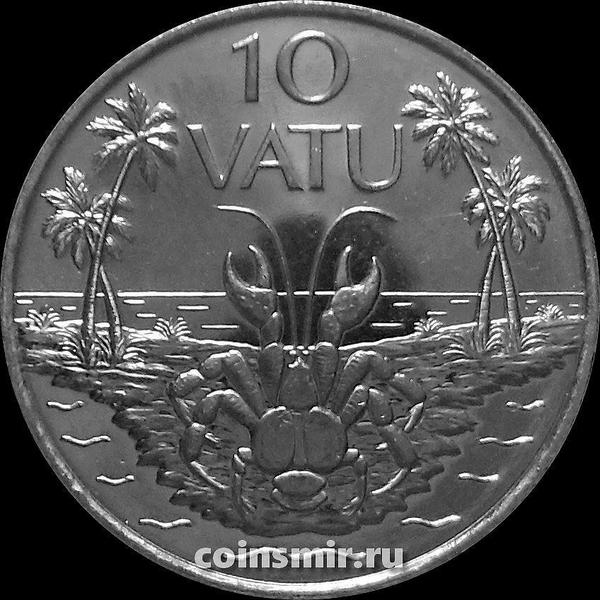 10 вату 2009 Вануату. Кокосовый краб.