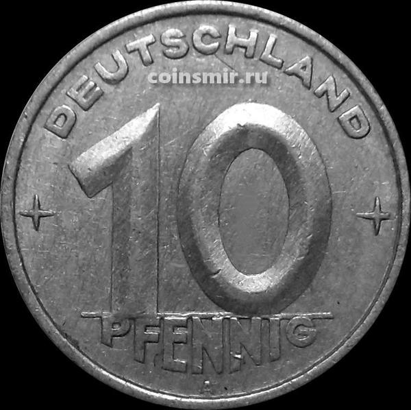10 пфеннигов 1953 А Германия ГДР.