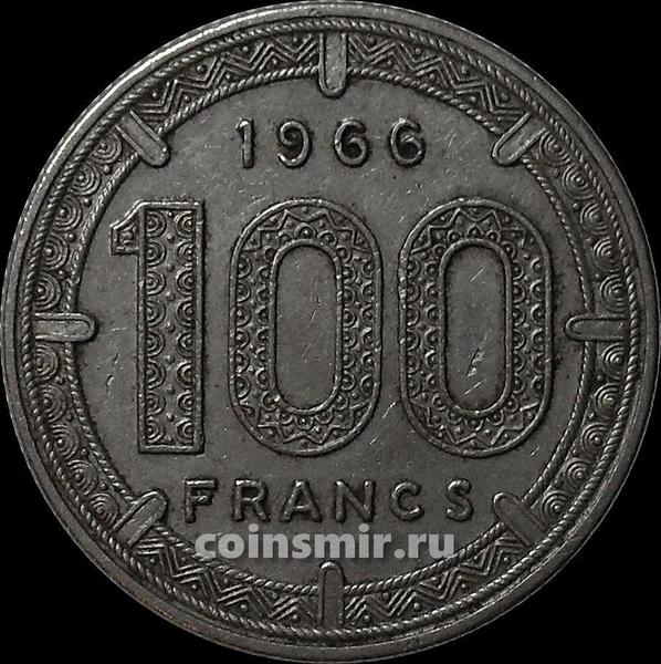 100 франков 1966 Экваториальная Африка.