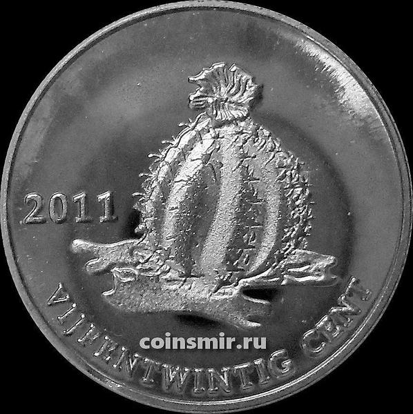 25 центов 2011 остров Бонэйр.