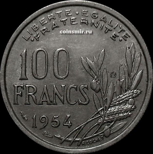100 франков 1954 В Франция.