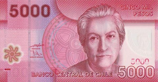 5000 песо 2009 Чили.