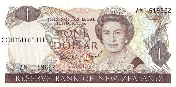1 доллар 1981-1992 Новая Зеландия.