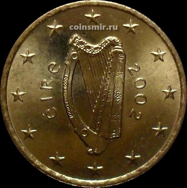 50 евроцентов 2002 Ирландия. Кельтская арфа.