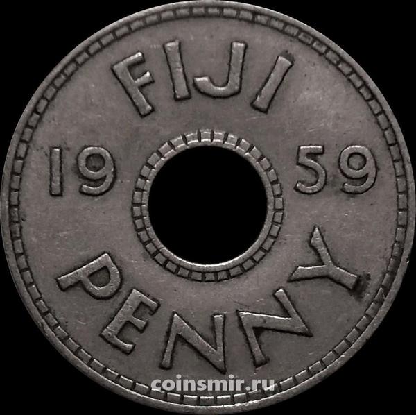1 пенни 1959 Фиджи.
