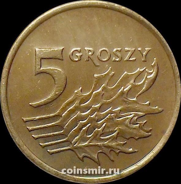5 грошей 1999 Польша.