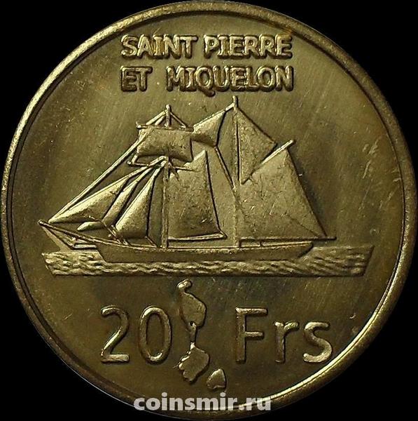 20 франков 2013 Сен-Пьер и Микелон.