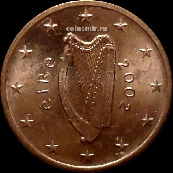 5 евроцентов 2002 Ирландия. Кельтская арфа. XF
