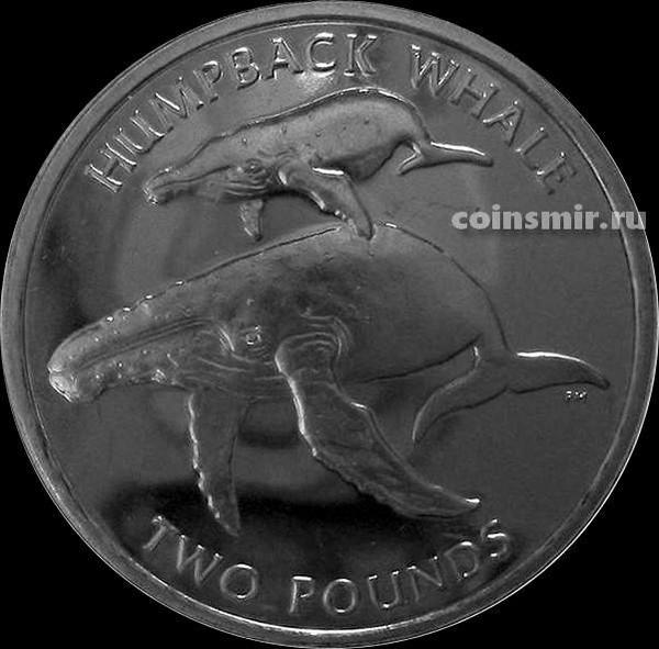 2 фунта 2006 Южная Георгия и Южные Сандвичевы острова. Горбатый кит.