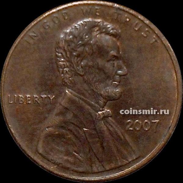 1 цент 2007 США. Линкольн.