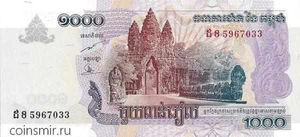 1000 риелей 2007 Камбоджа.